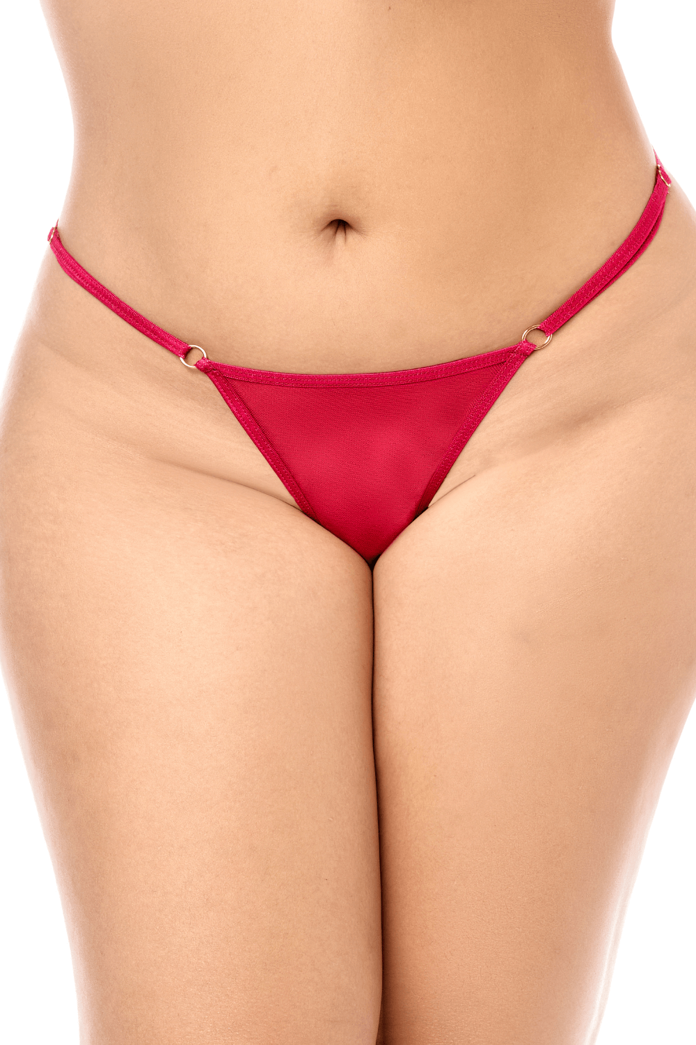 Babydoll grande taille Mapalé brodée avec string