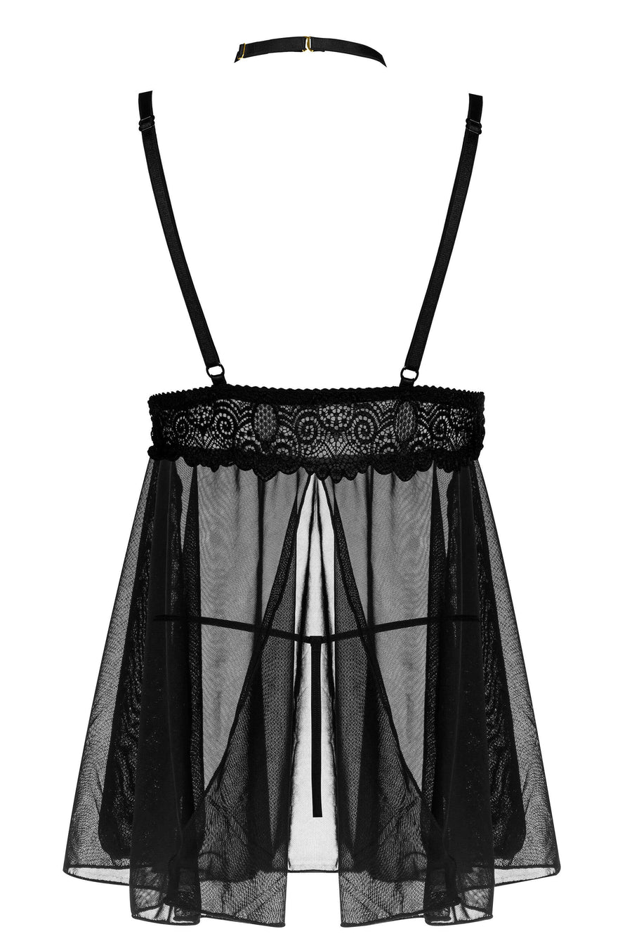 Milana babydoll - Noire | Voyage Sensuel