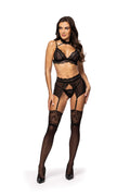 Velvet sin ensemble lingerie - Noir