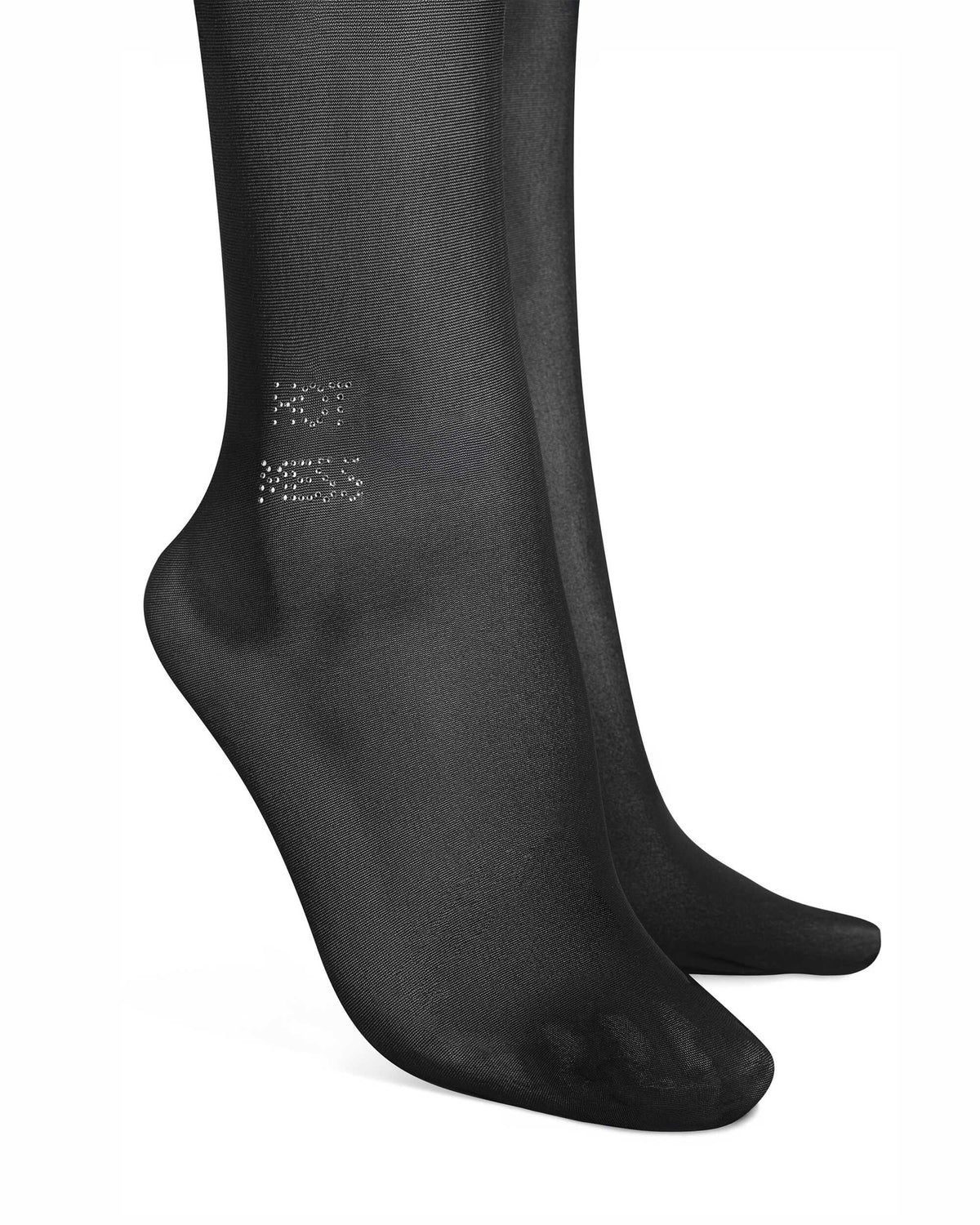 Norless MESS Collants ouverts noir