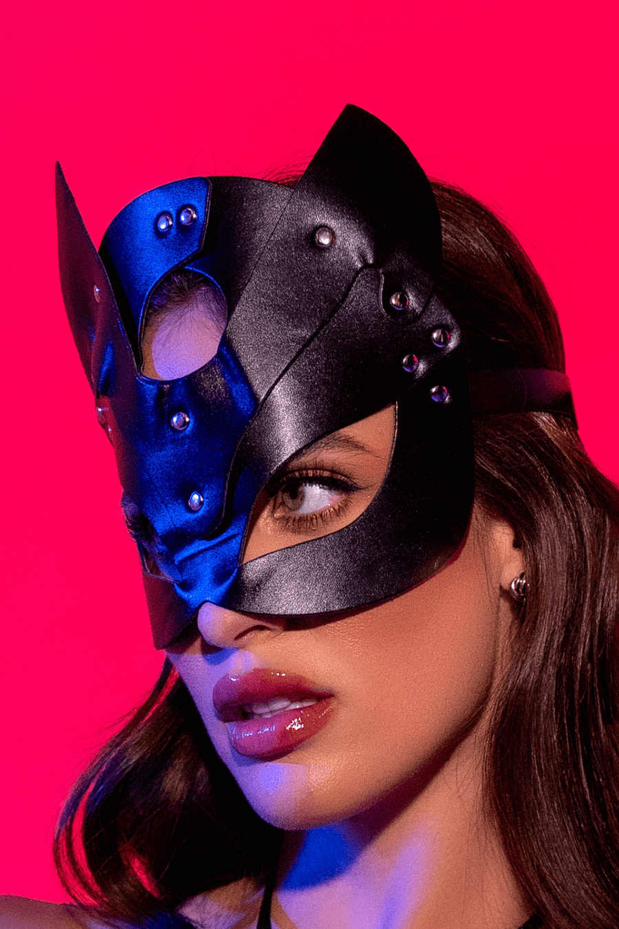 Masque félin en faux cuir - Mapalé | Voyage Sensuel