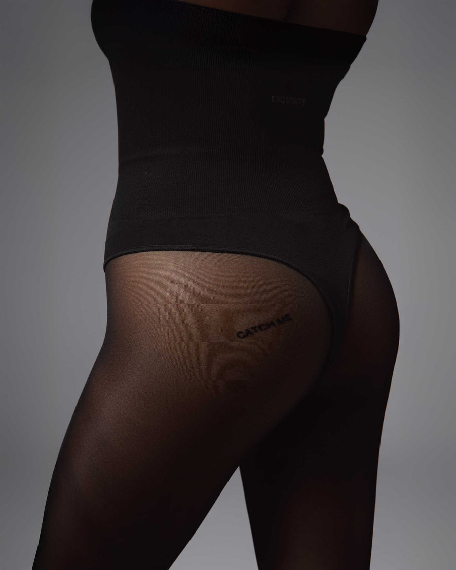Patrise Me Collants noir | Voyage Sensuel