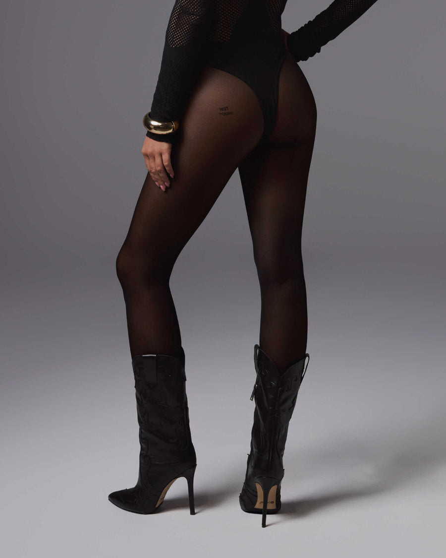 Patrise Yours Collants noir | Voyage Sensuel