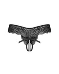 Trinise string ouvert noir
