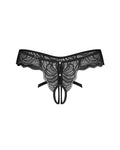 Trinise string ouvert noir