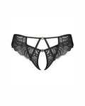 Divienne string ouvert noir