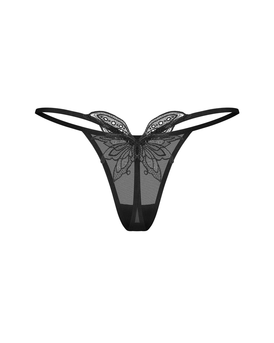 Veyane string noir | Voyage Sensuel