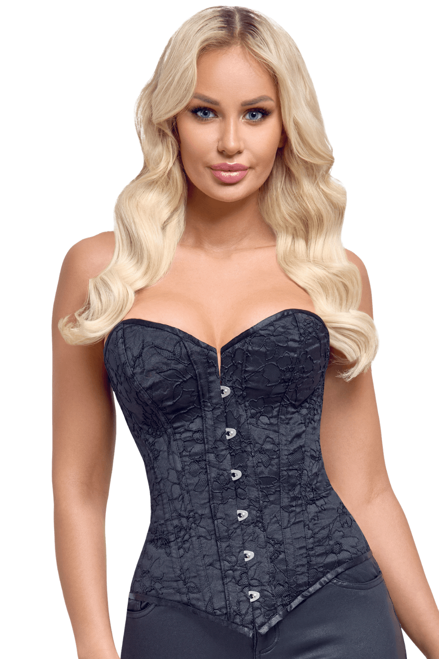Corsage bustier à baleines avec laçage au dos - Cottelli – Cotelli Lingerie | Voyage Sensuel