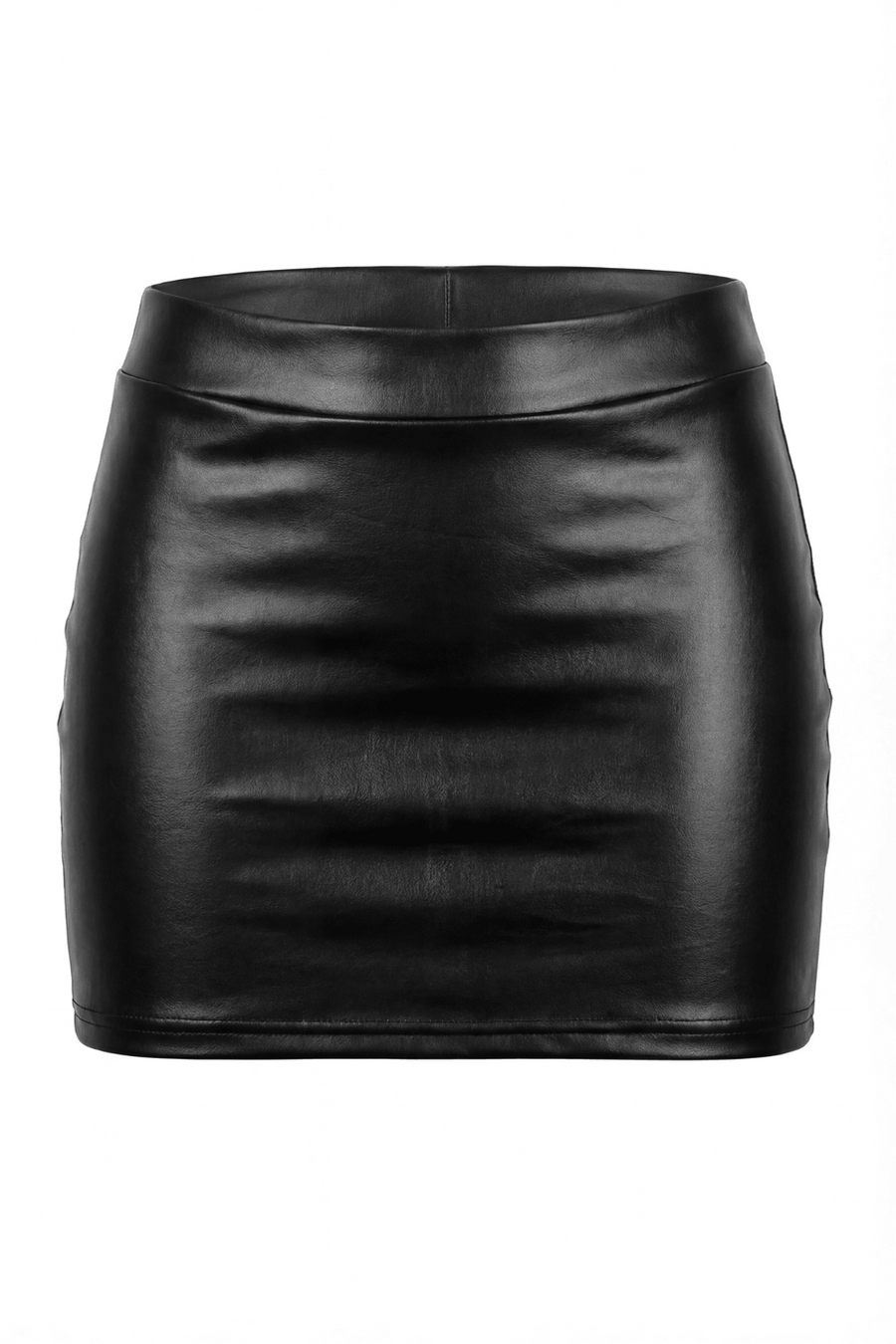 Jupe noire en simili cuir mat Sifia – Be lily Mode | Voyage Sensuel