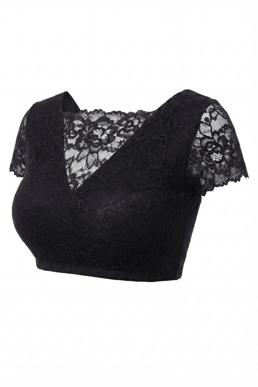 Top court noir bi matière réversible – Be lily Mode | Voyage Sensuel