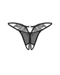 Zaliya string ouvert noir