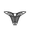 Zaliya string ouvert noir