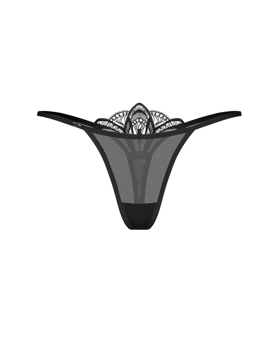 Ezmee string noir | Voyage Sensuel