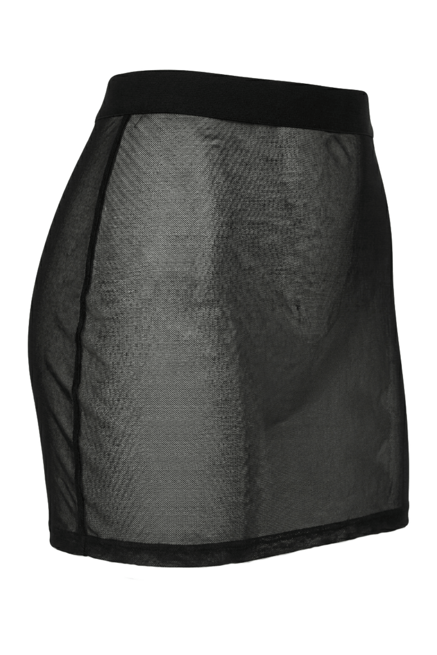 Jupe noire en résille transparente Maya – Be lily Mode | Voyage Sensuel