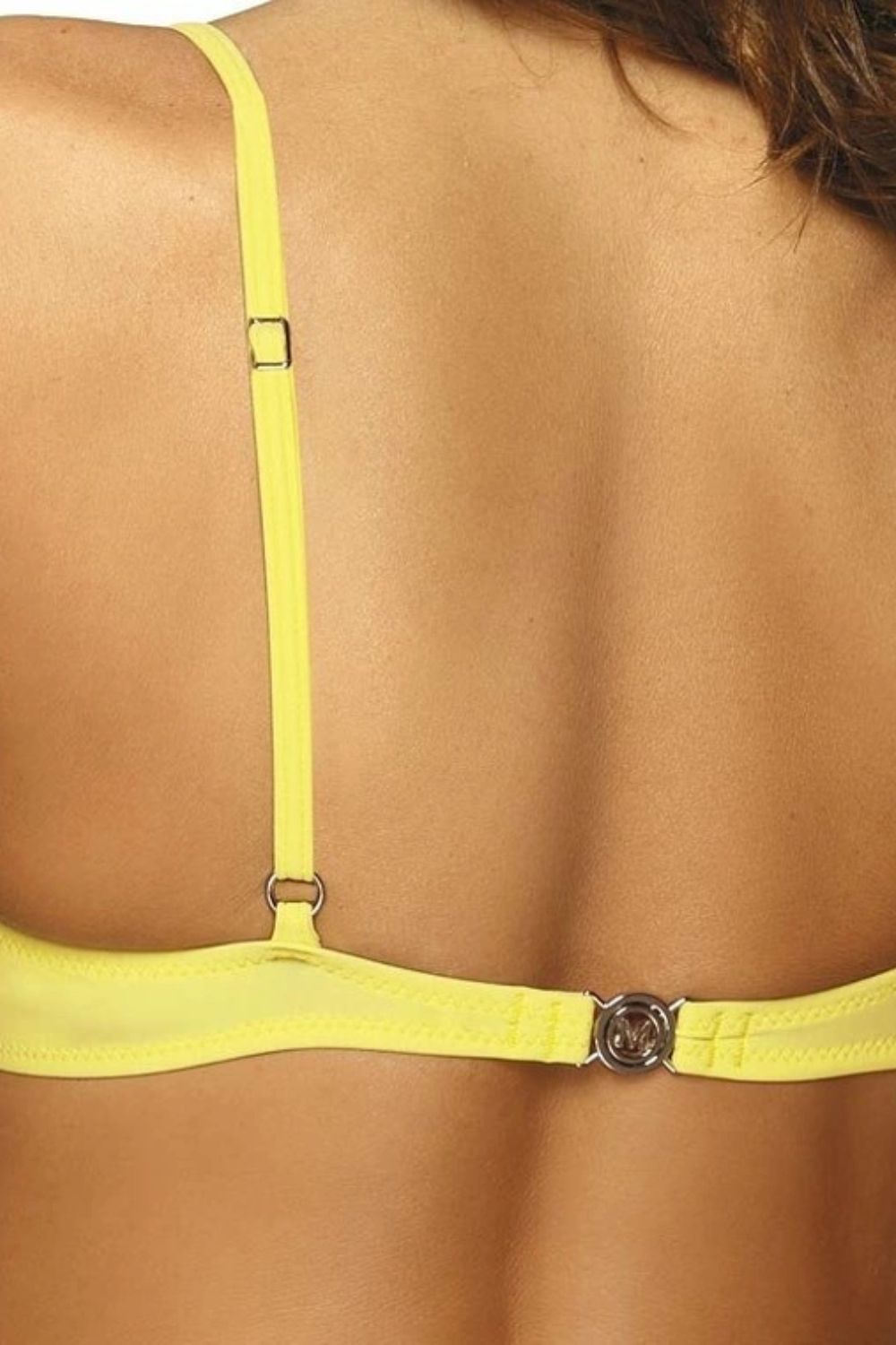 Maillot de bain 2 pièces avec bandes élastiques et coupe brésilienne