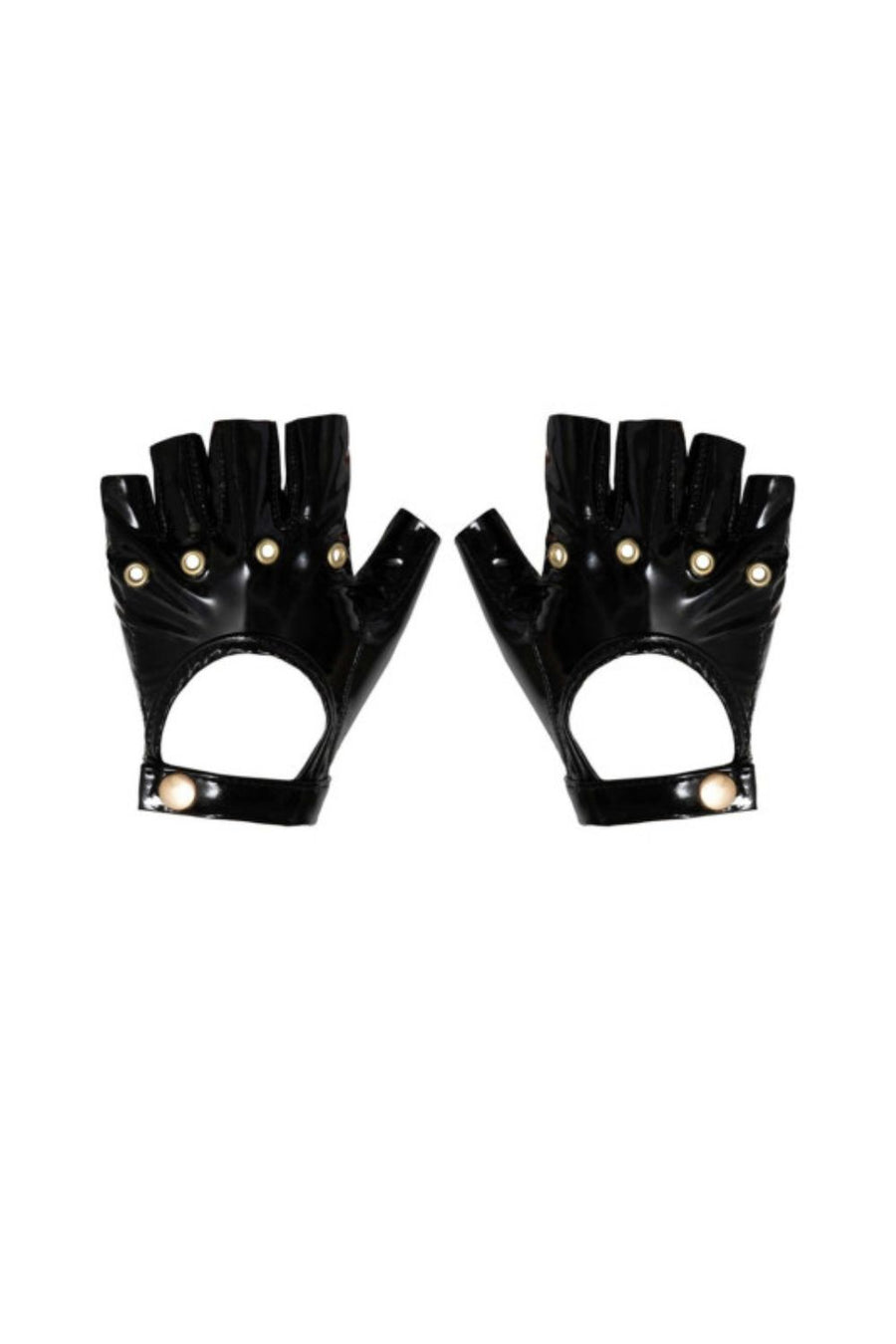 Gants en satin lustré – Noir | Voyage Sensuel