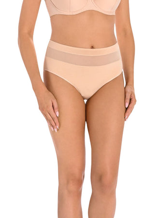 Lot de 3 : Culottes taille haute en coton beige