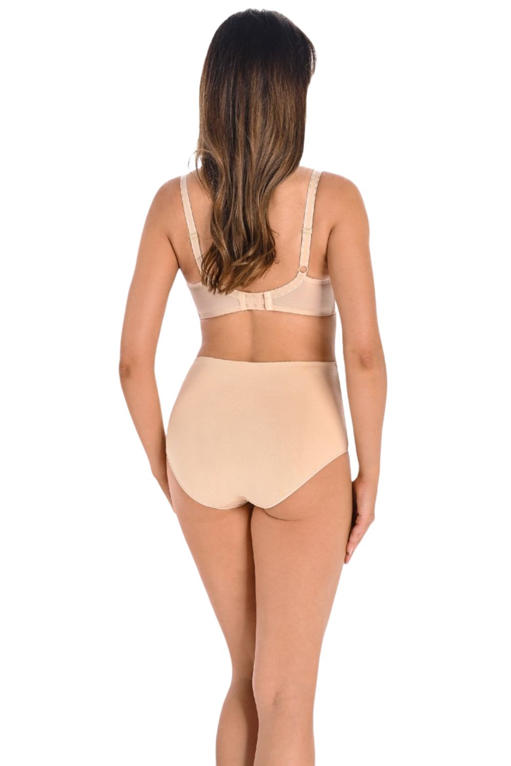 Lot de 3 : Culottes taille haute en coton beige