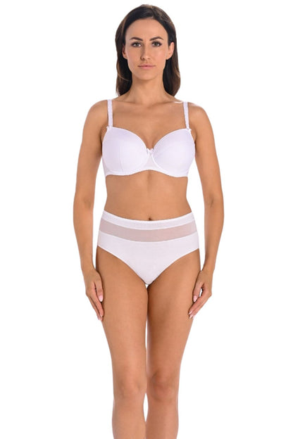 Lot de 3 : Culottes taille haute en coton blanc