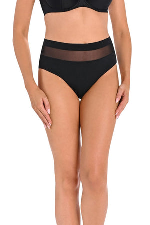 Lot de 3 : Culottes taille haute en coton noir