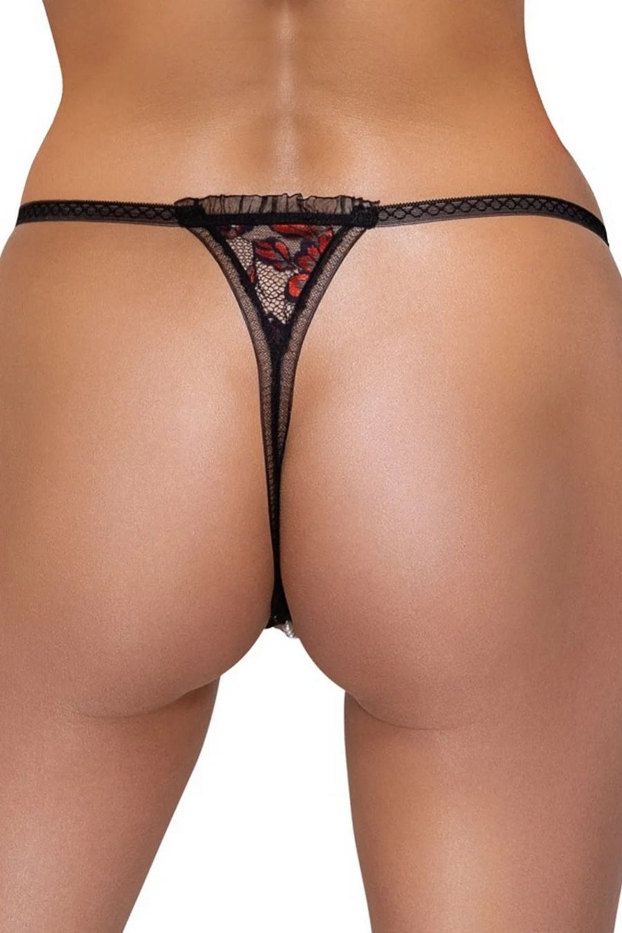 String ouvert bicolore en dentelle – Cottelli | Voyage Sensuel