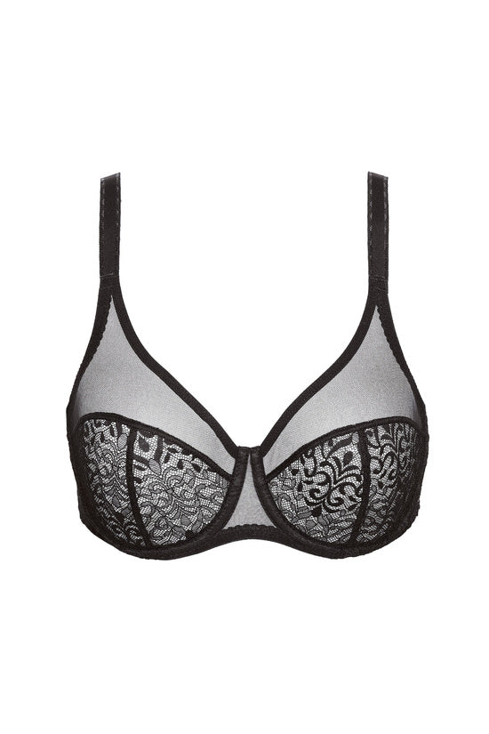 Soutien-gorge souple en dentelle Gabi noir