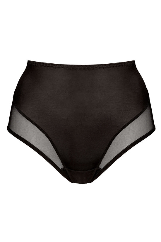 Culotte amincissante taille haute noire Zara