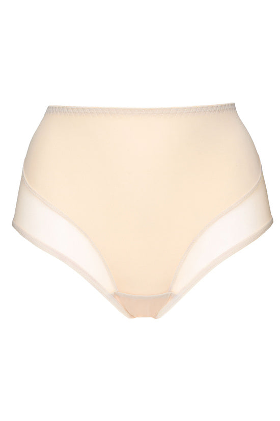 Culotte amincissante taille haute beige Zara