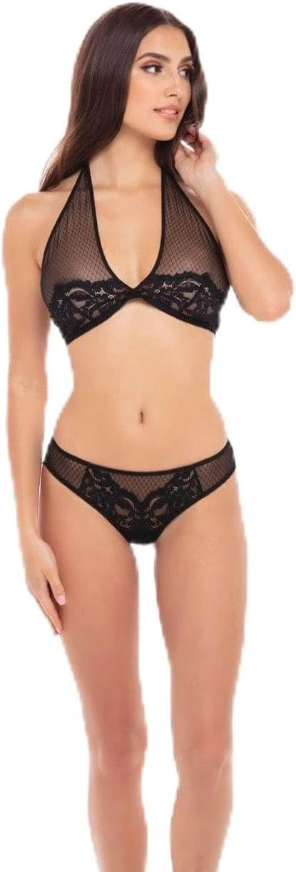 Ensemble soutien-gorge et culotte noire – René Rofé | Voyage Sensuel
