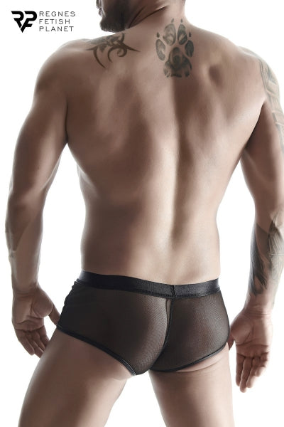 Boxer Wetlook Noir Regnes – Séduction et Maintien - 4 | Voyage Sensuel