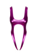 Body Rose Métallisé Ouvert Cotelli — Séduction Totale - 2