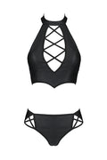 Bustier et String Faux Cuir Nancy - Ensemble Séduction - 2