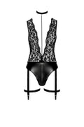 Body Jarretelles Libido F297 — Wetlook & Dentelle Luxe - 2