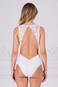Body Blanc Evalie - Dentelle Dos Nu & Séduction - 2