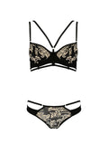Bikini Victoria Casmir - Ensemble séduction noir et or - 2