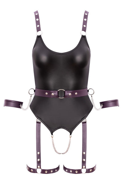 Body Jarretelles Ouvert Cottelli Bondage - Séduction Extrême - 2 | Voyage Sensuel