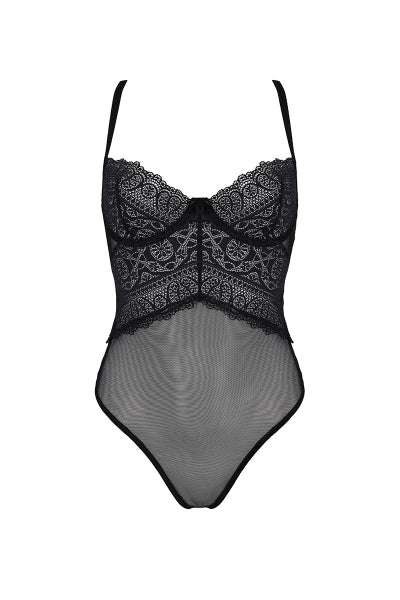 Body Kerria Passion ECO - Dentelle Baroque & Tulle Recyclé - 2