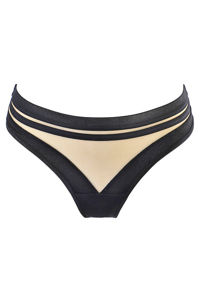 String brésilien noir Axami V-10495 – Séduction veloutée - 4