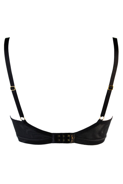 Soutien-gorge Tulle Dentelle Noir Axami V-10711 - 4