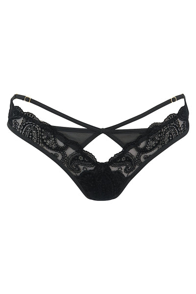 String noir dentelle Axami – Séduction plongeante - 4