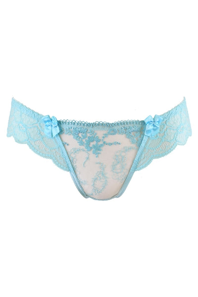 String Tanga Bleu Axami — Séduction et Dentelle - 4