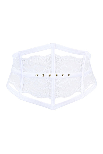 Tour de taille blanc V-9792 Axami – Séduction et maintien - 4 | Voyage Sensuel