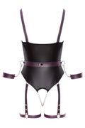 Body Jarretelles Ouvert Cottelli Bondage - Séduction Extrême - 4