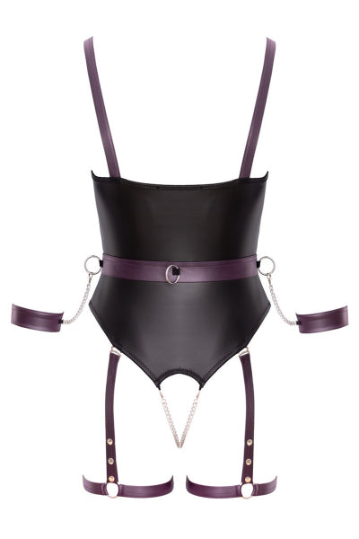 Body Jarretelles Ouvert Cottelli Bondage - Séduction Extrême - 4 | Voyage Sensuel