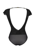 Body tulle et dentelle noir V-9900 - Séduction pure - 3