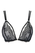 Bralette noire dentelle V-10091 Axami - Séduction sans armature - 4