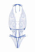 Body String Ouvert Renée Bleu — Christine Séduction - 3