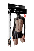 Veste Wetlook Col Montant Regnes — Séduction Audacieuse - 3