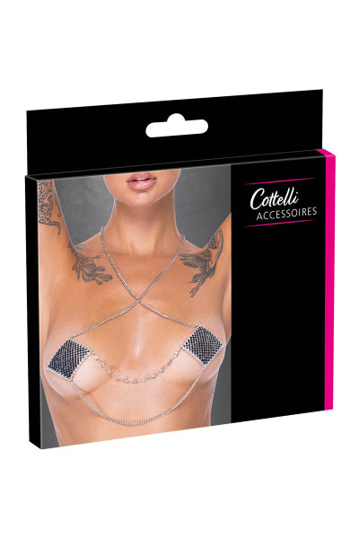 Caches Tétons Chainette de Cou - Séduction Argentée - 3 | Voyage Sensuel