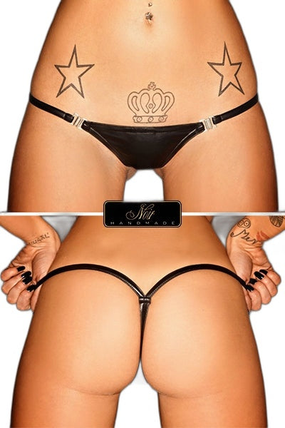 String Wetlook Strip – Séduction à clips détachables - 2 | Voyage Sensuel